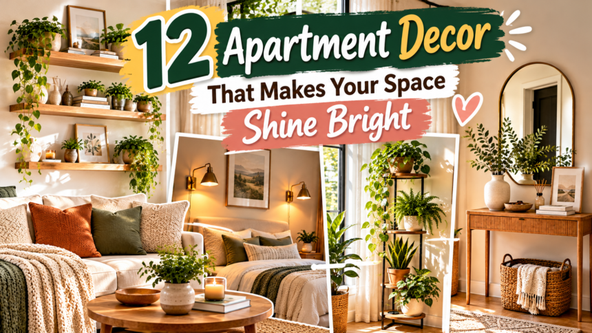12 Apartment Decor That Makes Your Space Shine Bright Apartment Decor