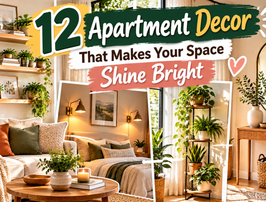 12 Apartment Decor That Makes Your Space Shine Bright Apartment Decor
