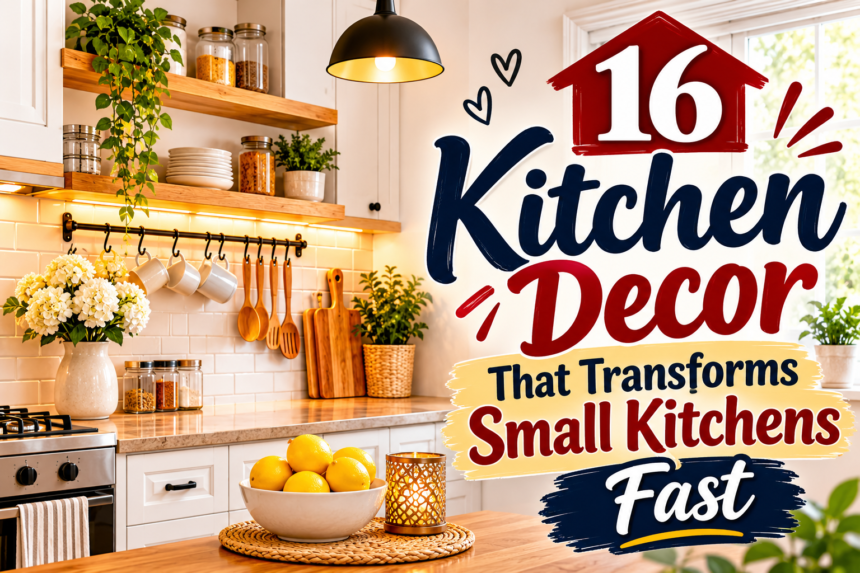 16 Kitchen Decor That Transforms Small Kitchens Fast Kitchen Decor