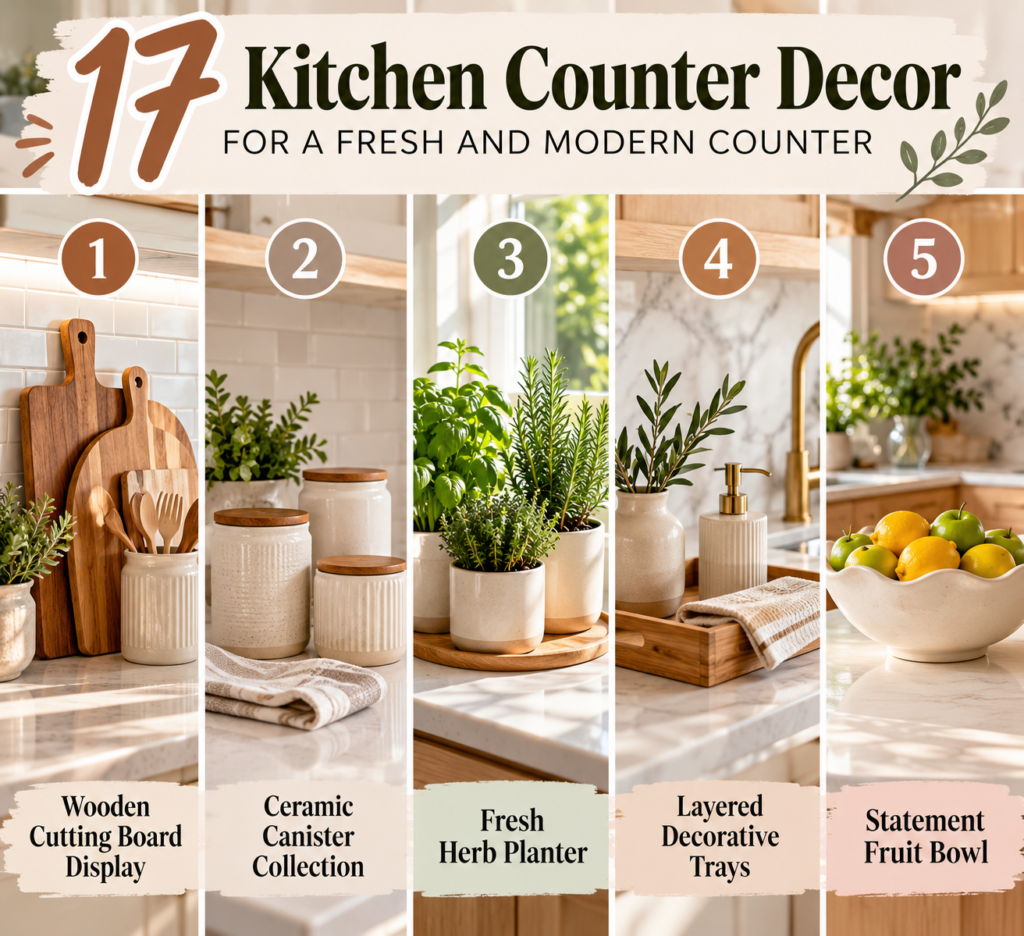 Kitchen Counter Decor