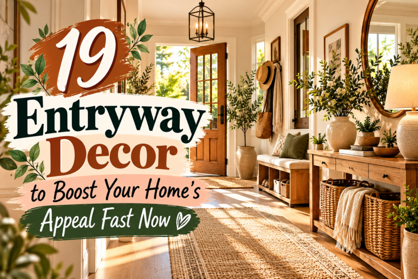 19 Entryway Decor to Boost Your Home's Appeal Fast Now Entryway Decor