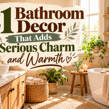 21 Bathroom Decor That Adds Serious Charm and Warmth Bathroom Decor