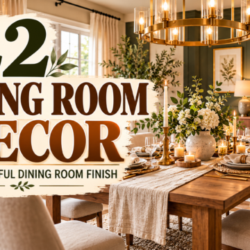 22 Dining Room Decor for a Beautiful Dining Room Finish Dining Room Decor