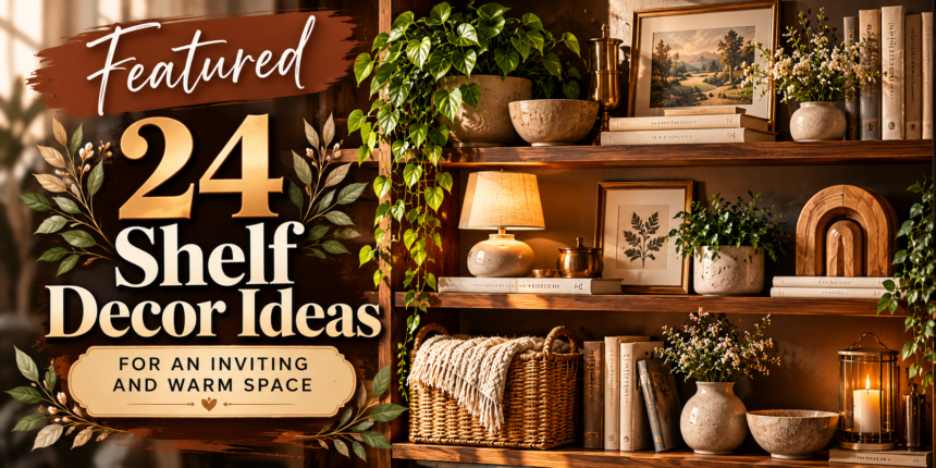 24 Shelf Decor Ideas for an Inviting and Warm Space Shelf Decor Ideas