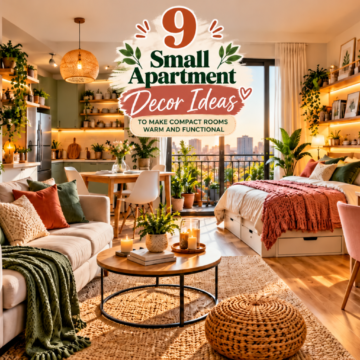 9 Small Apartment Decor for a Cozy and Stylish Upgrade Small Apartment Decor