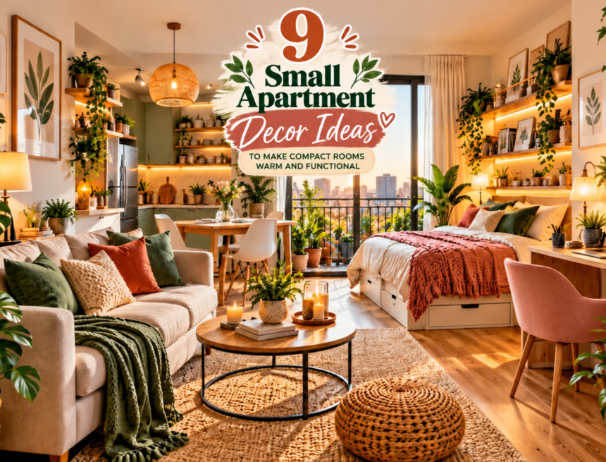 9 Small Apartment Decor for a Cozy and Stylish Upgrade Small Apartment Decor