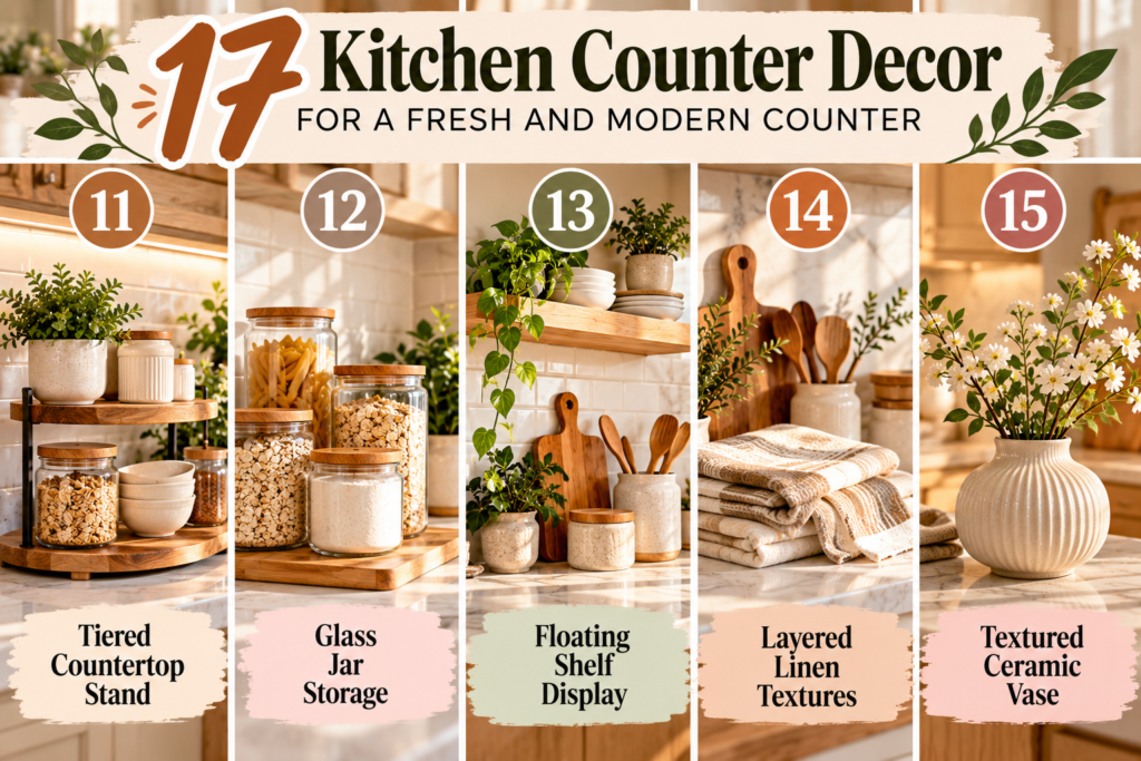 Kitchen Counter Decor