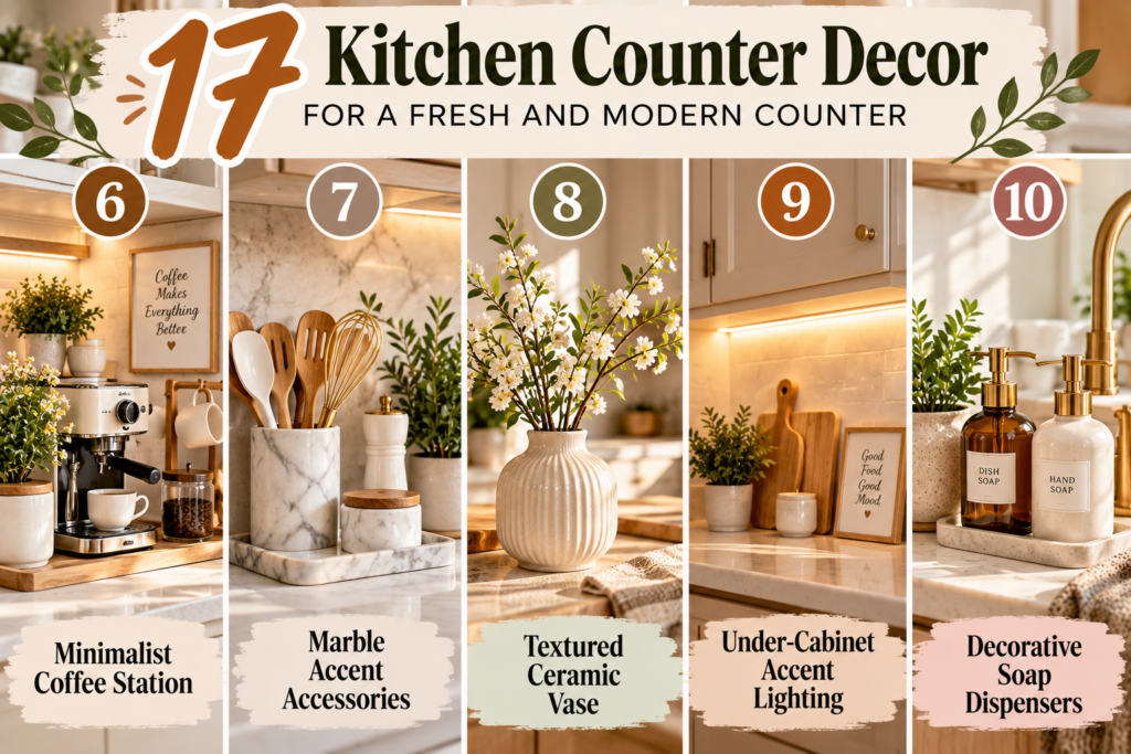Kitchen Counter Decor