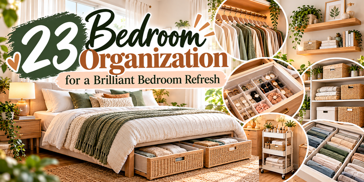 23 Bedroom Organization for a Brilliant Bedroom Refresh Bedroom Organization